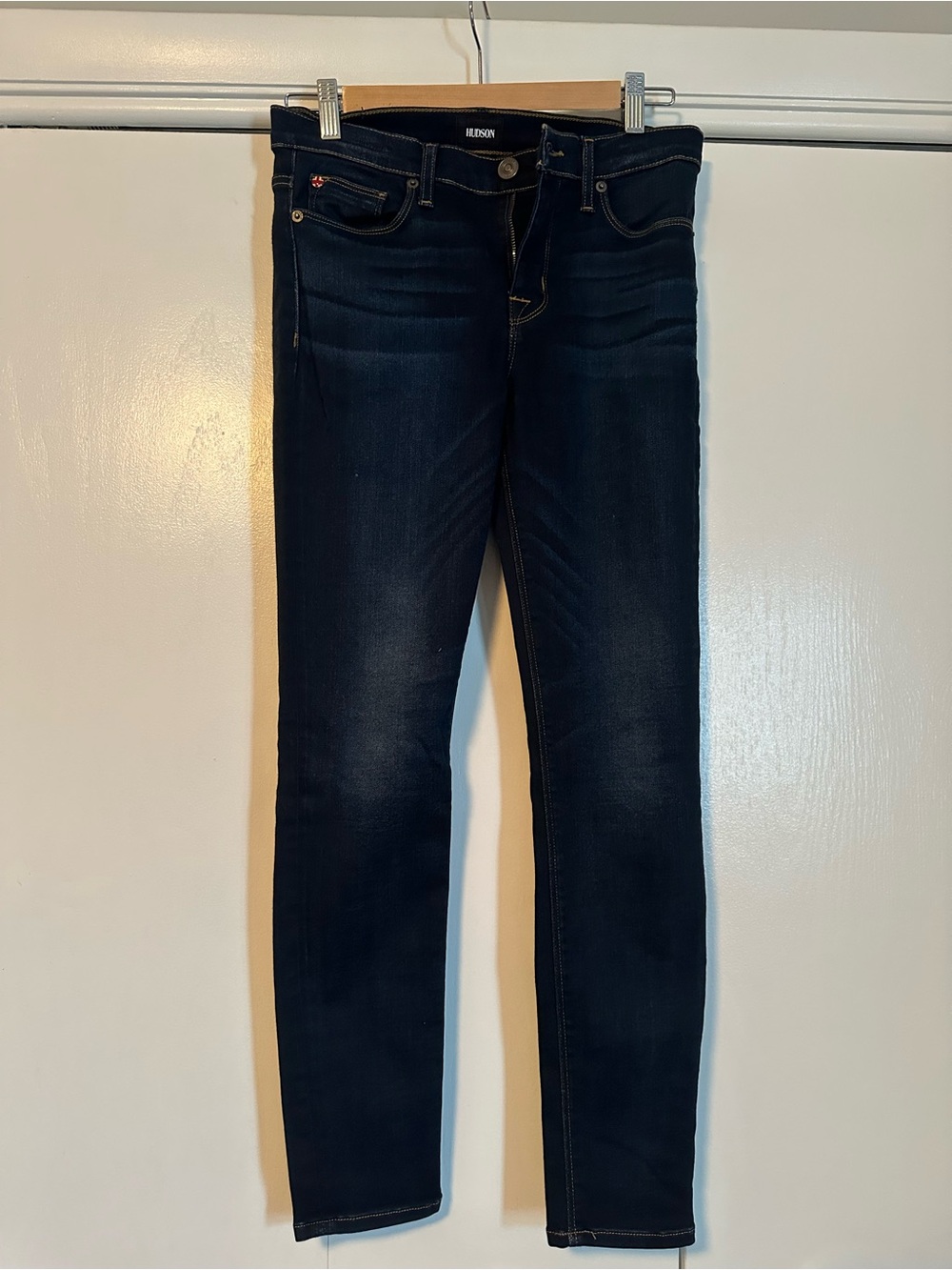 Hudson Jeans Women's Navy Skinny Stretch Jeans